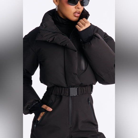 Snow Play Ski Jumpsuit - Black - Picture 5 of 8